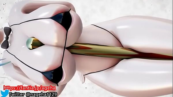 爆乳とふとももで棒を挟む