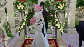 Sakura’s Wedding Part 1 Naruto Hentai Netorare Wife Cheated Wedding Tricked Husband Cuckold Anime