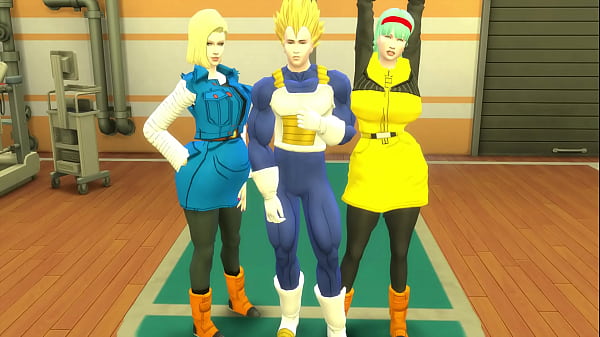 Dragon Ball Porn Anime Hentai Vegeta de folla duro por el Culo Anal a Nro 18 y a Bulma su Esposa deja follar a su Amante