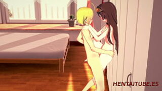 Genshim Impact Hentai – Amber Hard Sex 2/2