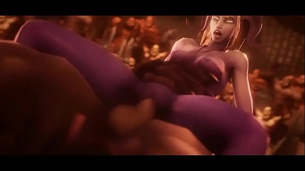 3D Hentai – Dark elf gangbanged with big dicks and recieves creampie and facial